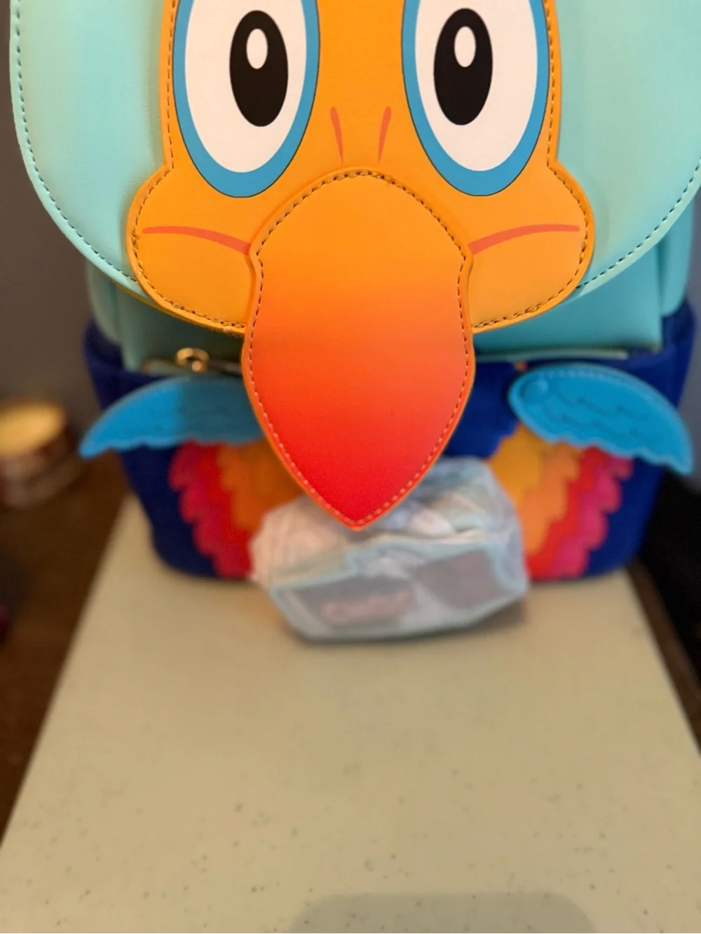 Loungefly Disney Pixar Up Kevin Figural Mini Backpack,